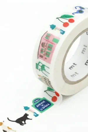 Masking Tape MT x Lea Maupetit Paris Scrapbooking - 1,5 cm x 5 m Usine Directe