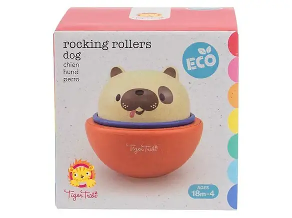 Rocking Rollers - Jouet bébé à bascule et roulettes - Chien Offre Spéciale