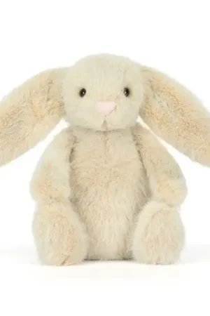 Peluche petit Lapin Flufflet couleur Blé - Jellycat Promotion