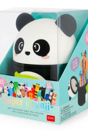 Trousse extraordinaire 2 en 1 en silicone - Super Panda Kawaii - Legami Soldes