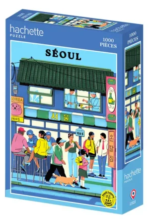Nouveauté Puzzle Séoul - 1000 pièces - Hachette