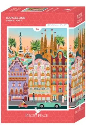 Bon Marché Mini Puzzle – Barcelone 96 pièces - Pieces & Peace