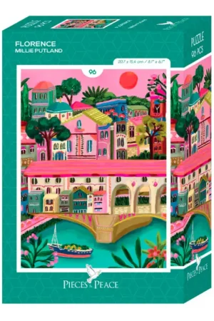 Expédition Rapide Mini Puzzle – Florence 96 pièces - Pieces & Peace