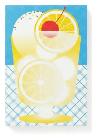 Dernière Chance Mini bloc memo Summer Lemonade - Fruit fries Design Lab