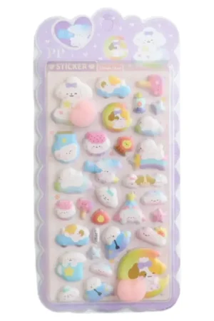 Stickers squishy Kawaii - Chien et étoile Super Prix