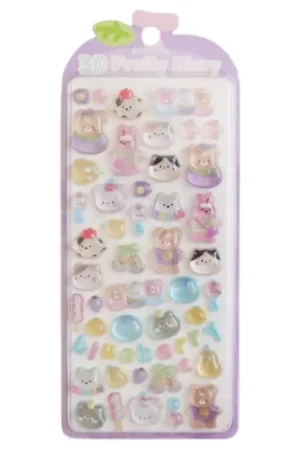 Meilleur Choix Stickers 3D Fruity Diary - mauve