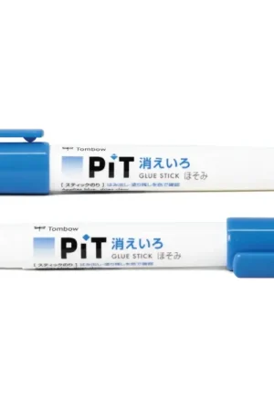 Expédition Rapide Colle bâton Tombow PIT bleue qui devient transparente
