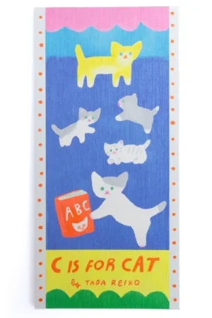Vente Flash Bloc de papier illustrés Reiko Tada C is for cat