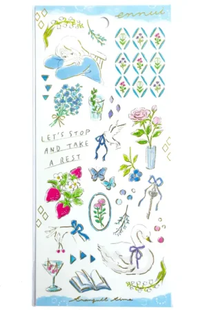 Stickers romantiques - cygne Nouvel Arrivage