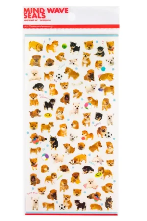 Stickers - photos minis chiens mignons Bon Marché