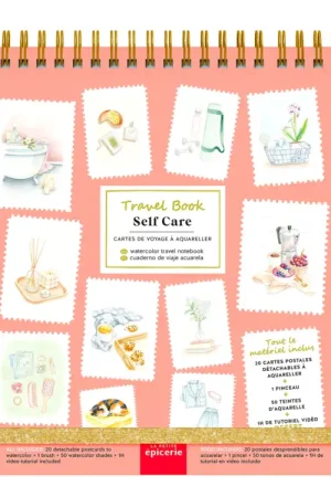 Remise Travel Book - Carnet aquarelle - thème Self-Care