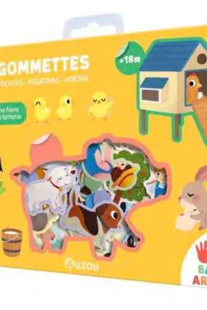 100 Gommettes - La Ferme - Auzou Retour Gratuit