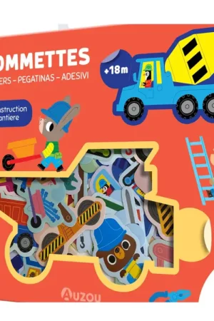 100 Gommettes - Le Chantier - Auzou Produit De Marque