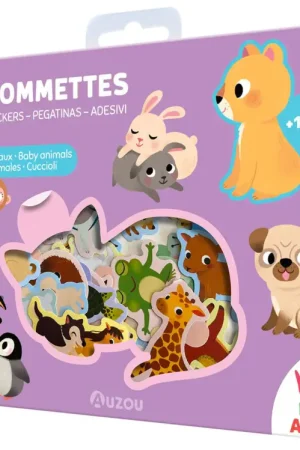 Authentique 100 Gommettes Bebe Animaux - Auzou