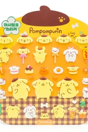 Stickers puffy Sanrio - Pompompurin Prix Réduit