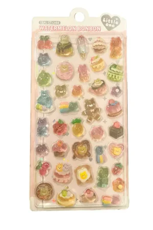 Sticker épais 3D "watermelon bonbon" - Tea Time Achetez Aujourd'hui