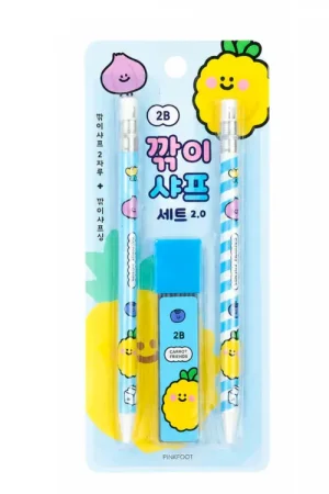 Set crayons et mines Carrot Friends - Ananas Expédition Rapide