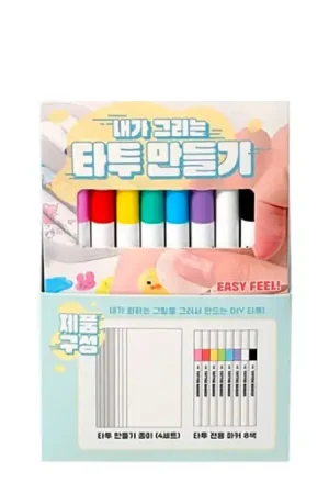 Prix Choc Kit de feutres pour tatouages-stickers DIY