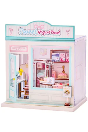 Nouvel Arrivage Maquette Mini Shop DIY - Bar à yaourts gourmands