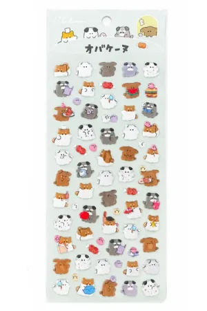 Stickers en relief - Chat et chien mignons Certifié