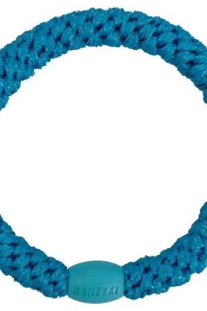 Élastique cheveux bleu pailleté - Kknekki Dernière Chance