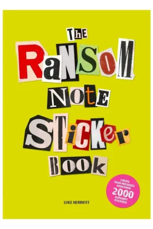 Affaire À Saisir Ransom Note Sticker Book - Luke Herriott