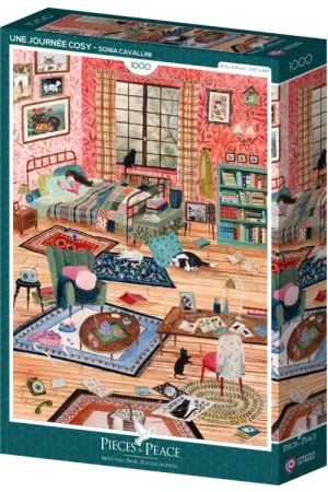 Populaire Puzzle Une Journée Cosy 1000 pièces - Pieces & Peace