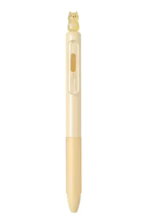 Bon Marché Stylo gel chat Bingle - Pastel jaune