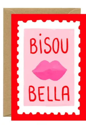 Retour Gratuit Carte de voeux - Bisou Bella - ATWS