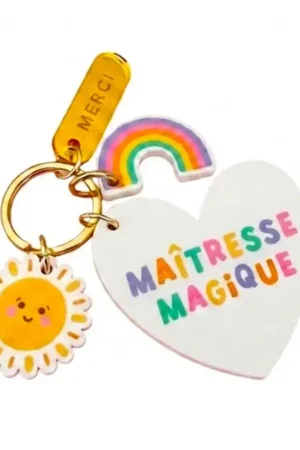 Promotion Saisonnière Porte-clé grigri Maîtresse magique - Cadeau de fin d'année - Print Your Love