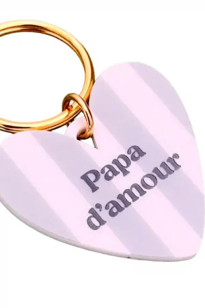 Porte-clé coeur Lovely family - Papa d'amour Vente Flash