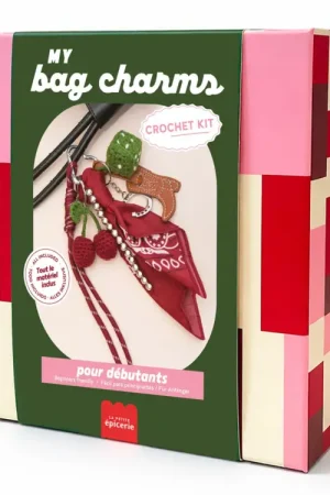 Kit crochet pour débutant - Bag charms - Cherry Cowboy Livraison Express