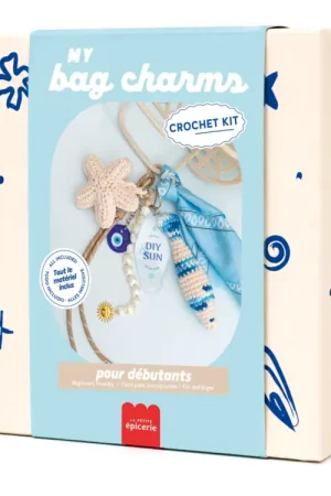 Achat Immédiat Kit crochet pour débutant - Bag charms - Vitamine Sea