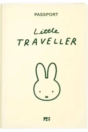 Carte Passeport Little Traveller - Miffy beige - Zero per Zero Produit De Marque