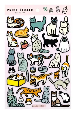 Stickers à points - Chats - Zero per Zero Certifié