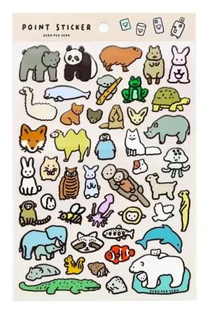 Nouvelle Collection Stickers à points - Animal - Zero per Zero
