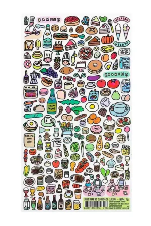 Stickers Food Collection holographique - Zero per Zero Commande En Gros