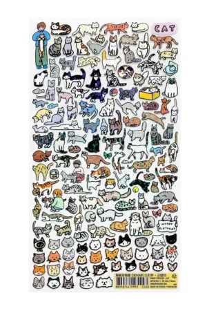 Stickers Chat Collection holographique - Zero per Zero Dernier Modèle