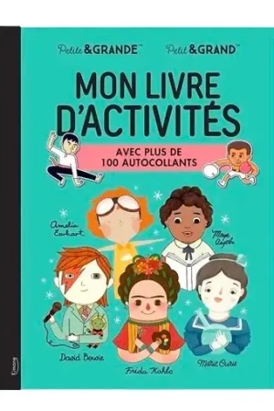 Mon livre d'activités avec 100 autocollants - Petites & Grandes - Kimane Authentique