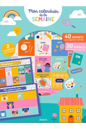 Vente Flash Mon calendrier de la semaine enfant - Auzou