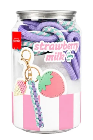 Prix Réduit Kit Canette Bag Charm Pshiiit - Strawberry Milk