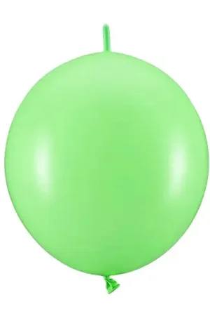 20 Ballons gonflables Vert anis à relier Prix Cassé