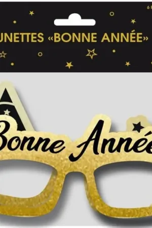 Vente Flash Lunettes en papier Bonne année OR x6 pièces