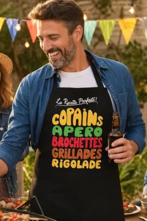 Tablier Cadeau Humoristique La recette parfaite Haute Qualité