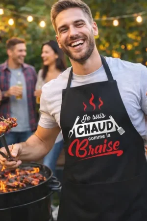 Tablier Cadeau Humoristique Chaud comme la braise Acheter En Ligne