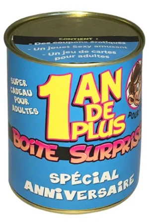 Boite surprise anniversaire pour Adulte 1 An de plus Haute Qualité