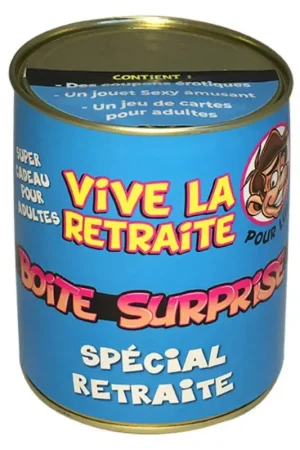 Livraison Express Boite Cadeau surprise Vive la retraite
