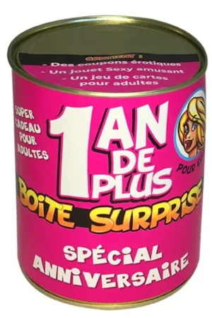 Super Prix Boite cadeau surprise anniversaire Femme 1 An de plus