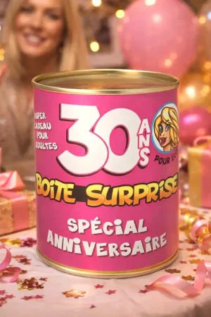 Commande En Gros Boite cadeau surprise anniversaire 30 ans pour Femme