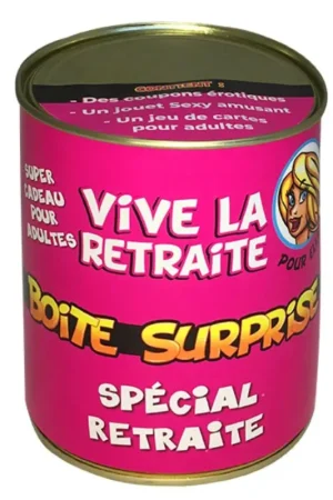 Boite Cadeau surprise Spécial Retraite Quantité Limitée